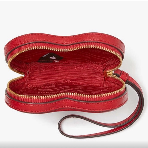 Kate Spade KD991 Pitter Patter Smooth Leather Wristlet NWT - Picture 6 of 13